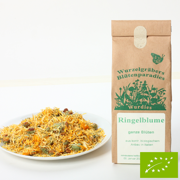 BIO Ringelblume, ganze Blüten